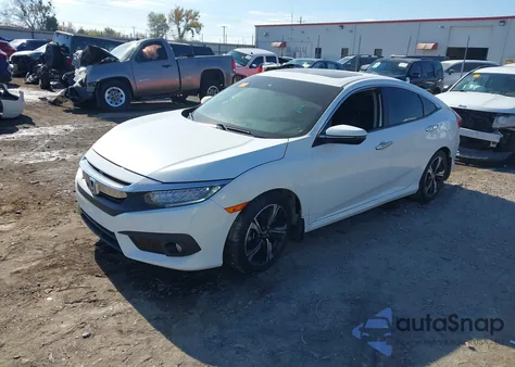 2018 Honda Civic Touring from USA, damaged, VIN JHMFC1F92JX021386